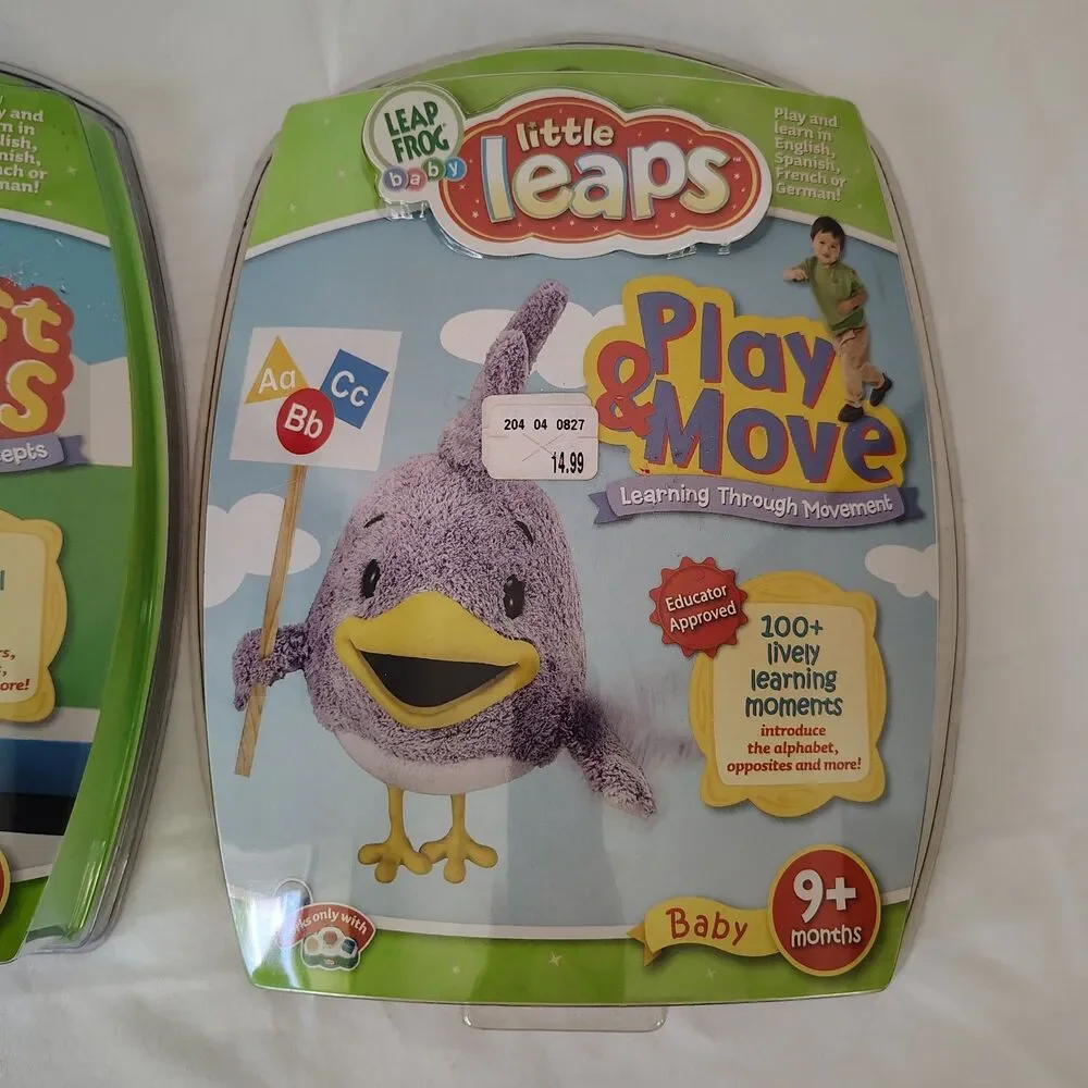 NEW Leap Frog Baby Little Leaps Discs First Steps Play & Move For Grow With Me
